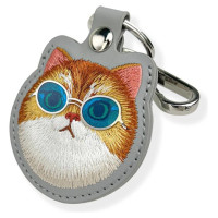 Nimmy Glasses Cool Cat Tracker Case - Gray