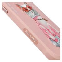 Nimmy Glasses Cool Cat Case for iPhone 15 Pro - Pink