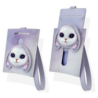 Nimmy Big Eyed Pet 2.0 Rabbit Wallet Card Holder - Purple