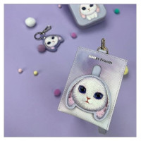 Nimmy Big Eyed Pet 2.0 Rabbit Wallet Card Holder - Purple