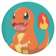 Popsockets 2 Charmander Knocked Holder and Phone Stand