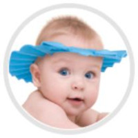 Canpol Babies Aizsargnadziņš galvas mazgāšanai 74/006 blue