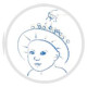 Canpol Babies Aizsargnadziņš galvas mazgāšanai 74/006 blue