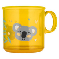 Canpol Babies Krūze ar neslīdošu riņķi EXOTIC ANIMALS 2/100 yellow