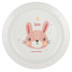 Canpol Babies Šķivis plastmasas CUTIE ANIMALS 4/411 pink2