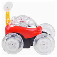 Jokomisiada Triku auto STUNT ar pulti RC0236 red