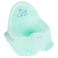 Tega Baby Bērnu podiņš ECO RABBITS green TegaBaby KR-007