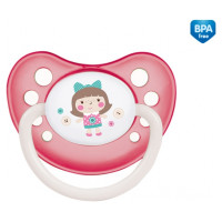 Canpol Babies Māneklis "TOYS" silikona anatomiskās formas 0-6 , Canpol 23/256 pink