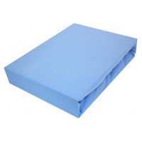 Miniania Palags jersī ar gumiju 140x70 cm BLUE (8035)