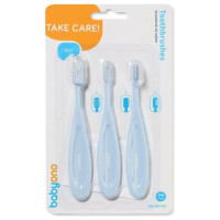 Babyono Zobu birstīšu komplekts "3 pakāpes" BabyOno 550/02 blue