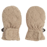 Lodger Mittens Folklore Fleece bērnu cimdiņi, Beige, 0-12m - MTF 630_0-12