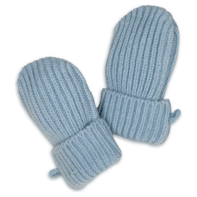 Lodger Mittens Merino vilnas bērnu cimdiņi, Blue Fogg, 0-12m - MTM 110_0-12