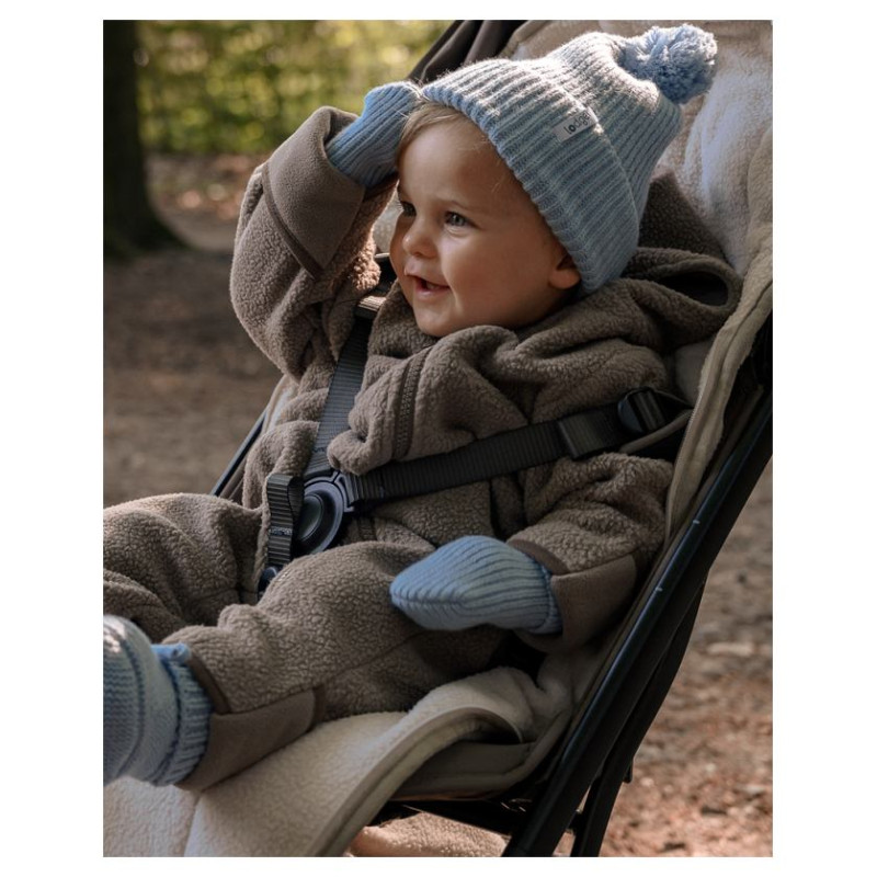 Lodger Mittens Merino vilnas bērnu cimdiņi, Blue Fogg, 0-12m - MTM 110_0-12