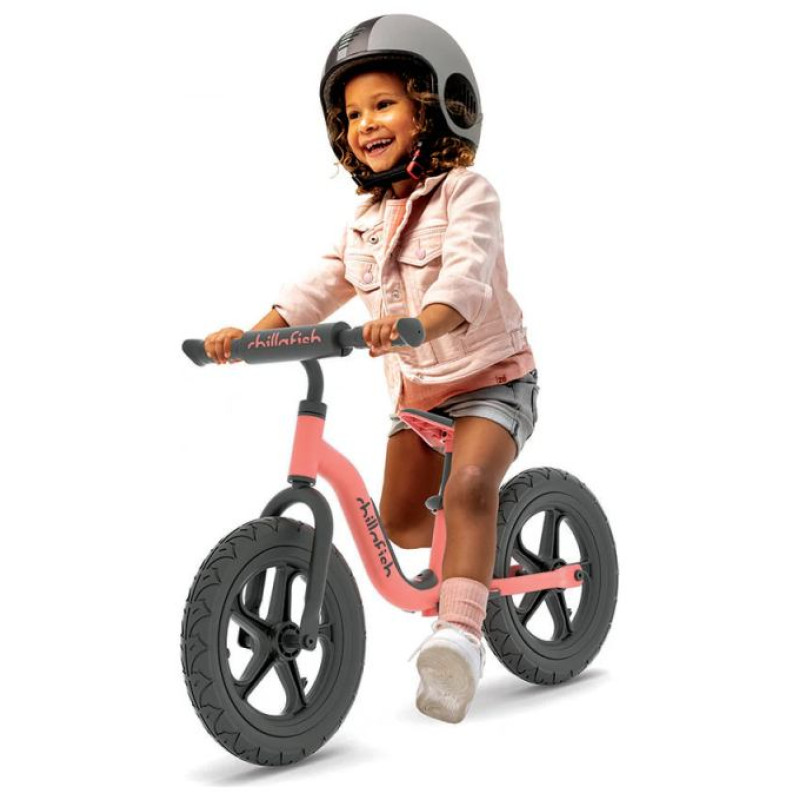 Chillafish Charlie Sport 12" līdzsvara velosipēds, flamingo, no 2 līdz 5 gadiem - CPCH06FLA