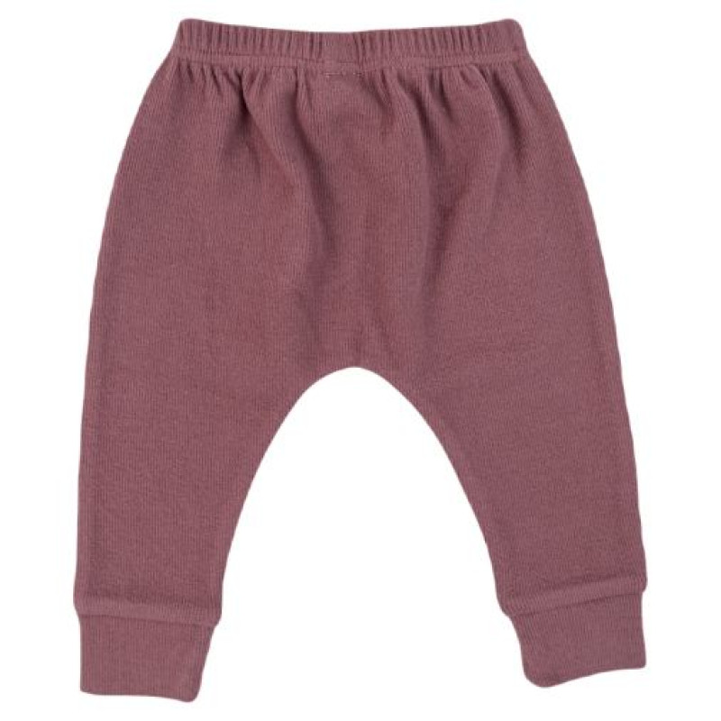 Lodger Jogger mazuļu legingi Nomad Rib, Rosewood 68cm - JGR 099_68