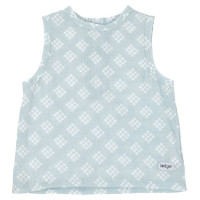 Lodger Tank Topper Tribe Muslin vasaras mazuļu krekliņš bez piedurknēm, Ice Flow, 74 cm - TP 105_74