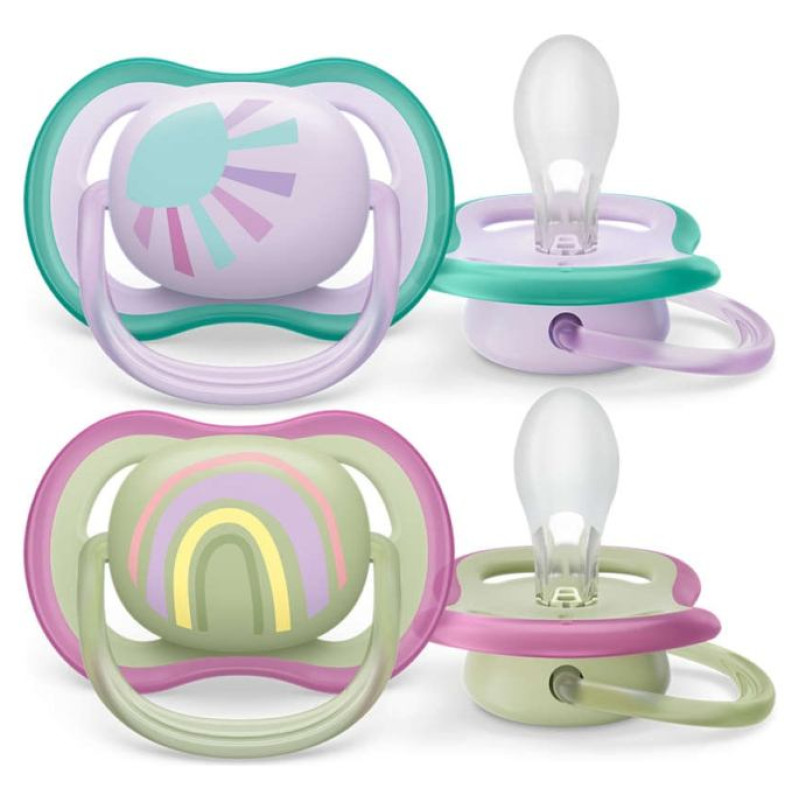 Philips Avent māneklītis Ultra Air, 0-6M (2 gab), meitenēm - SCF085/59