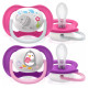 Philips Avent māneklītis Ultra Air Animals, 6-18M (2 gab), meitenēm - SCF080/08