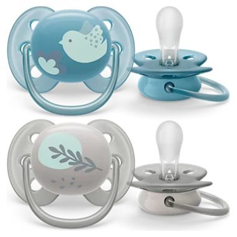 Philips Avent māneklītis Ultra soft DECO, 6-18M (2 gab), zēniem - SCF091/15