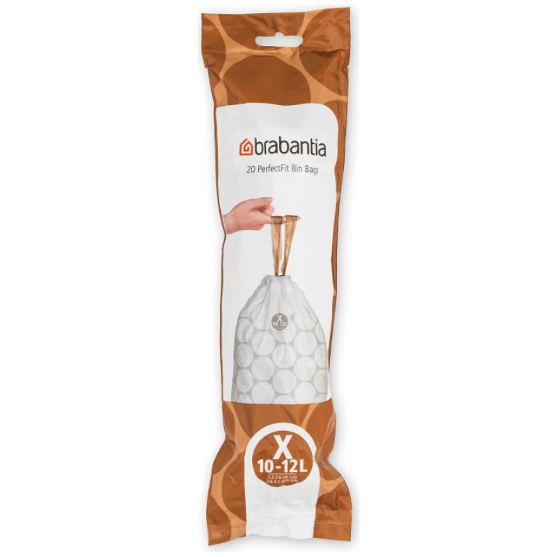Brabantia atkritumu tvertņu maisiņi, 10-12 l, (X), 20 gab - 116728