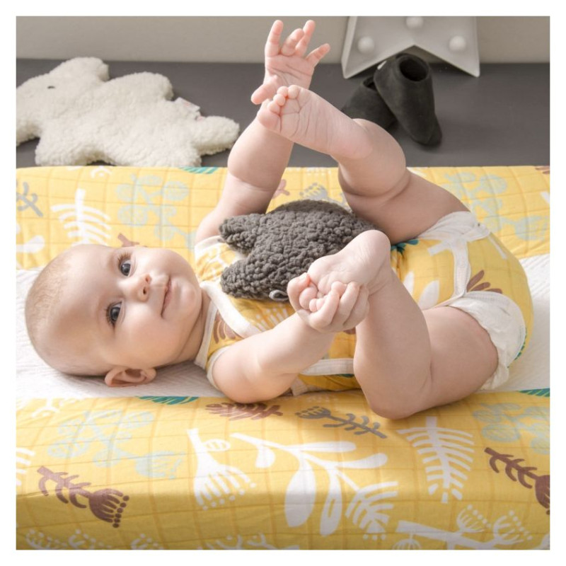 Lodger Romper Botanimal kokvilnas bodijs bez piedurknēm, Spring, 62 cm - RF 053_62