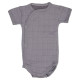 Lodger Romper Solid kokvilnas bodijs ar īsām piedurknēm, Donkey, 68 cm - RFS 078_68