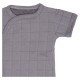 Lodger Romper Solid kokvilnas bodijs ar īsām piedurknēm, Donkey, 68 cm - RFS 078_68