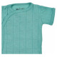 Lodger Romper Solid kokvilnas bodijs ar īsām piedurknēm, Duty turquoise, 68cm - RFS 081_68