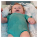 Lodger Romper Solid kokvilnas bodijs ar īsām piedurknēm, Duty turquoise, 68cm - RFS 081_68