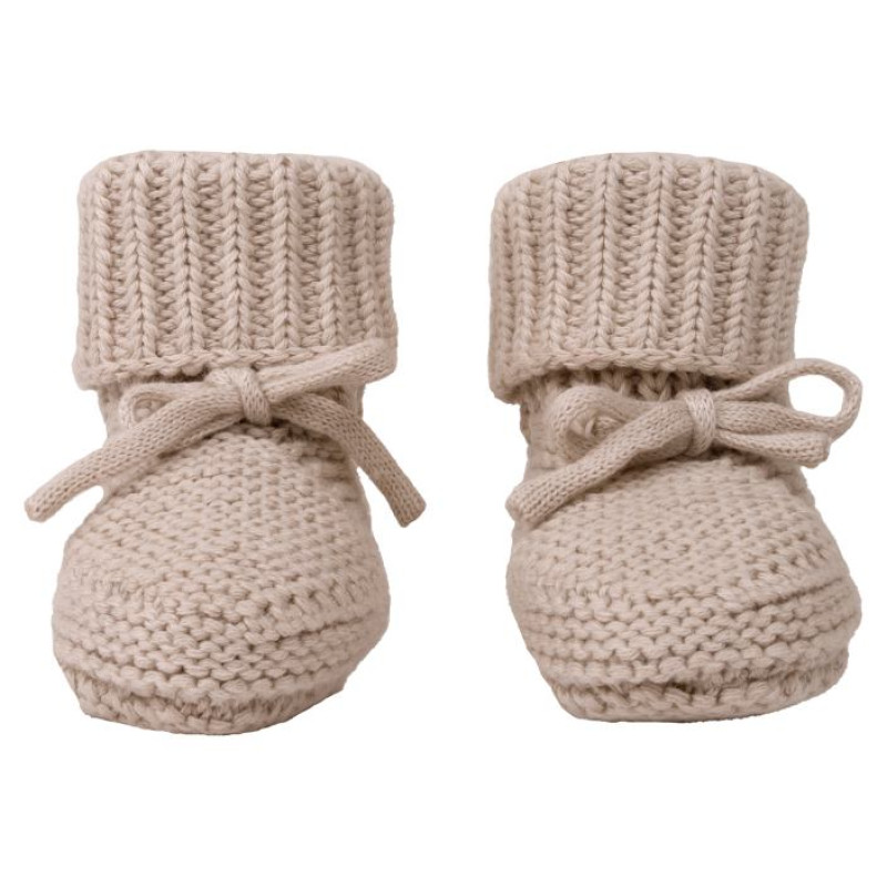Lodger Slipper Knit čībiņas, Birch, 0-6m - SLK 599_0-6