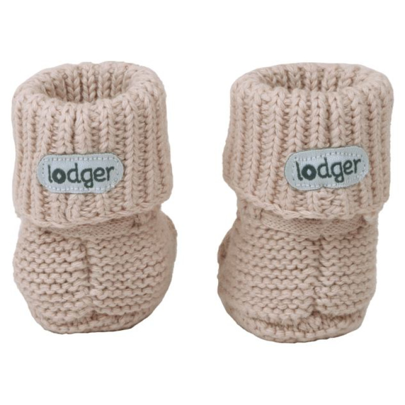 Lodger Slipper Knit čībiņas, Birch, 0-6m - SLK 599_0-6