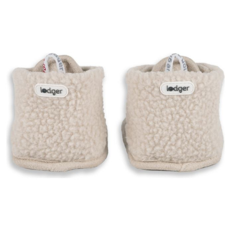 Lodger Slipper Teddy čībiņas, Birch, 6-12m - SLT 599_6-12