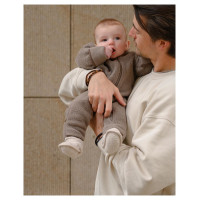Lodger Slipper Teddy čībiņas, Birch, 6-12m - SLT 599_6-12