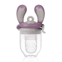 Kidsme Food Feeder bērna ēdināšanas ierīce cietiem produktiem (vidējs), Plum, no 4 mēn. - 160350PL