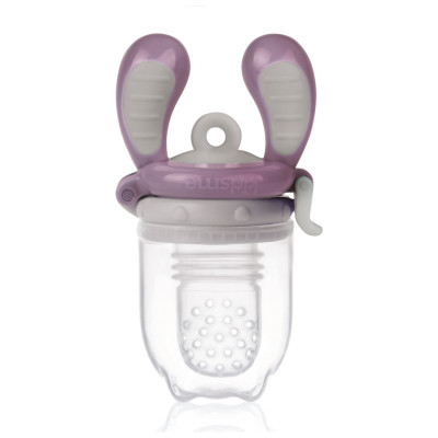 Kidsme Food Feeder bērna ēdinā&scaron;anas ierīce cietiem produktiem (vidējs), Plum, no 4 mēn. - 160350PL