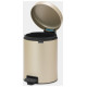 Brabantia atkritumu tvertne ar pedāli NewIcon, 5 l, Champagne - 304422