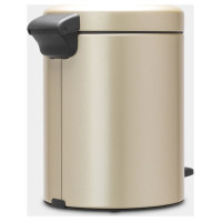 Brabantia atkritumu tvertne ar pedāli NewIcon, 5 l, Champagne - 304422