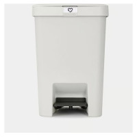 Brabantia atkritumu tvertne ar pedāli StepUp,25 l, Light Grey - 800207