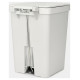 Brabantia atkritumu tvertne ar pedāli StepUp,25 l, Light Grey - 800207