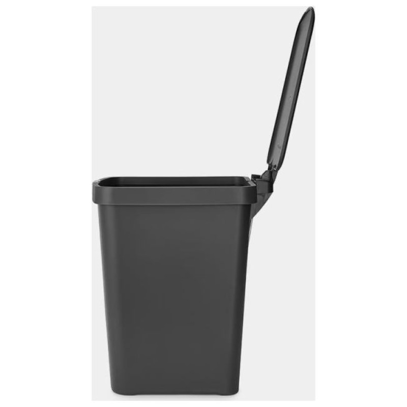 Brabantia atkritumu tvertne ar pedāli StepUp,25 l, Dark Grey - 800269