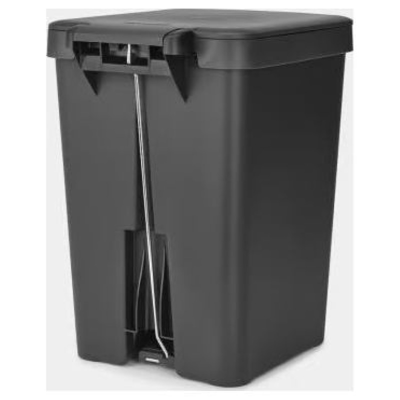 Brabantia atkritumu tvertne ar pedāli StepUp,25 l, Dark Grey - 800269