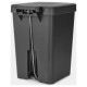 Brabantia atkritumu tvertne ar pedāli StepUp,25 l, Dark Grey - 800269