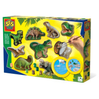 SES Ģipša liešanas komplekts Dinozauri