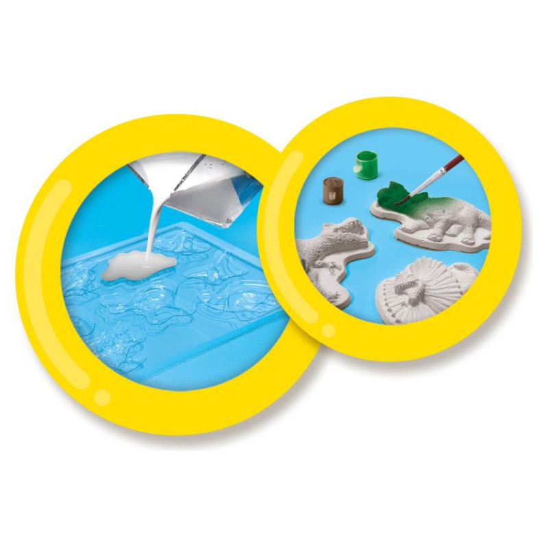 SES Ģip&scaron;a lie&scaron;anas komplekts Dinozauri