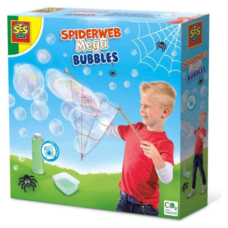 SES Zirnekļtīkla mega burbuļi