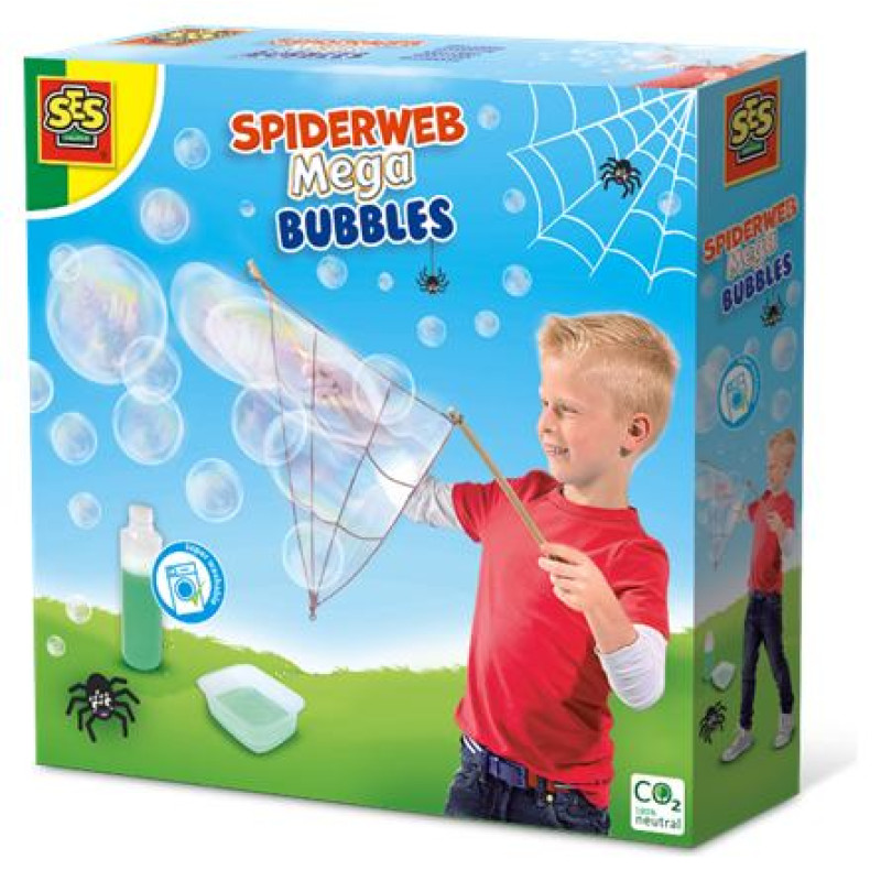 SES Zirnekļtīkla mega burbuļi