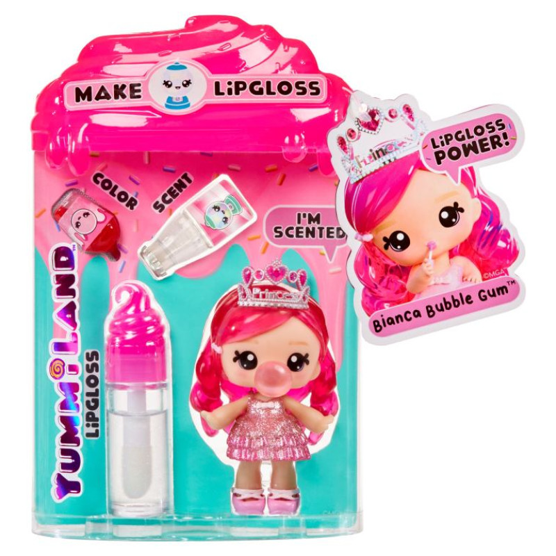 Yummiland Lelle ar lūpu spīdumu, 9 cm