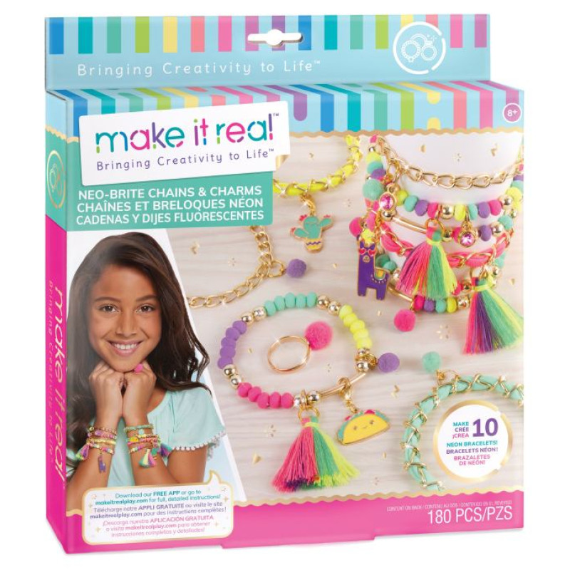 Make It Real Neona rokassprādzes "Chains & Charms"