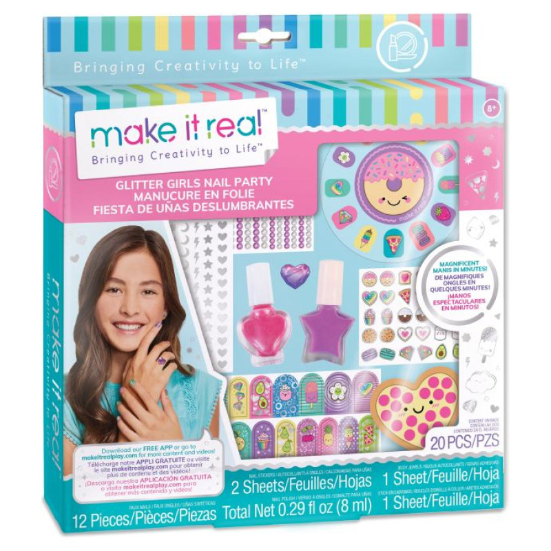 Make It Real Spīdīgais Nagu dizaina komplekts