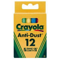 Crayola 12 Kaļķa krītiņi krāsaini